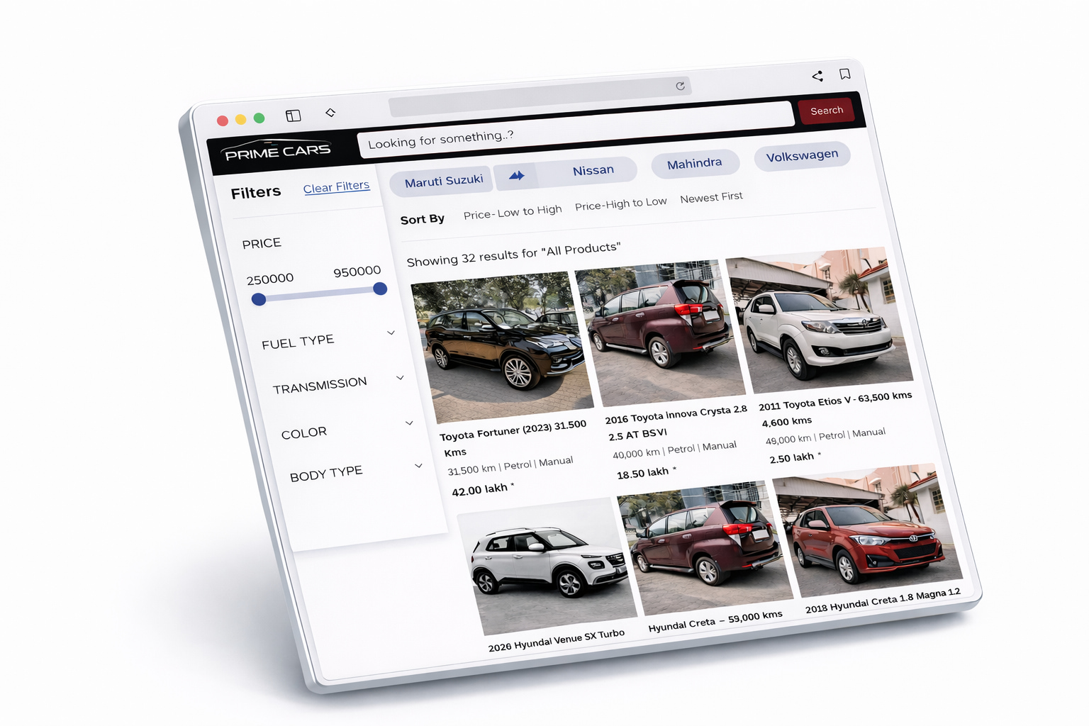 Advanced Search & Filters
